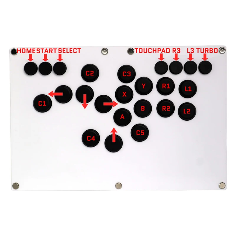 

FightBox B-PRO Ultra-thin All-button Stickless Arcade Game Controller for PC/PS/SWITCH