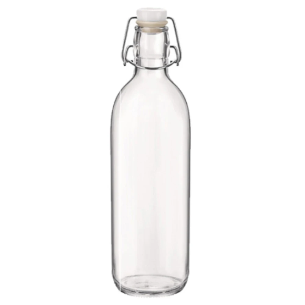 Emily Glass Bottle Home Cafe Pretty Water Bottle Glass Bottle 1000ml