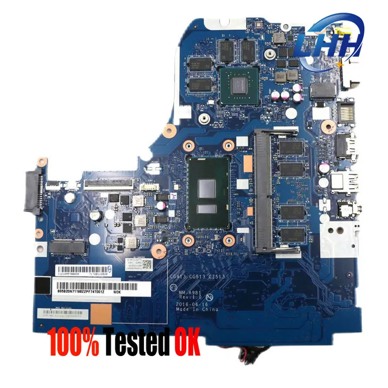 

NM-A981 Mainboard for Lenovo 310-14IKB Laptop Motherboard With I5-7200U CPU DIS 2G 100% work