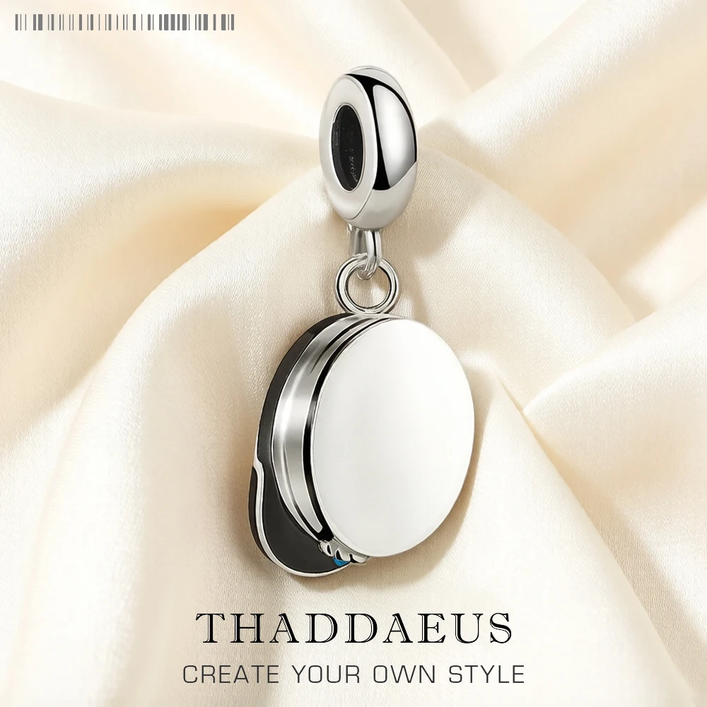 

New Inspirational 925 Sterling Silver Student Cap Sweden Dangle Charm Pendant Fine Jewelry