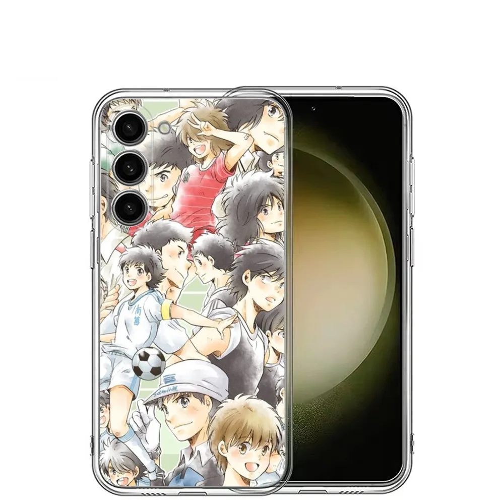 Anime C-Captain Tsubasas Phone Case For Samsung Galaxy A71,70,52,40,51,31,A50,21S,30S,Note20,Transparent ,Cover