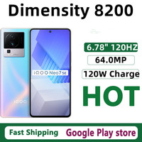 Original Vivo Iqoo NEO 7 SE Mobile Phone Dimensity 8200 Android 13.0 OTA 6.78\