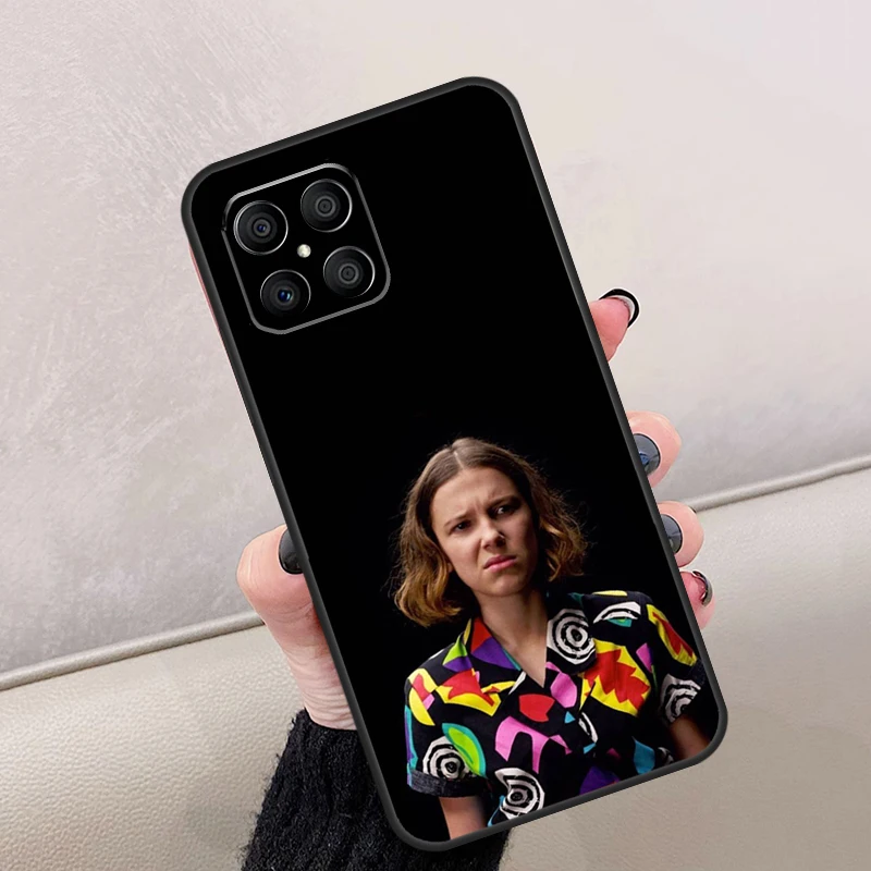 حافظة للممثل البريطاني ميلي بوبي براون لهاتف Honor Magic 7 Lite 5 6 Pro لهاتف Honor X9b X9a X9c X8a X8b X9 200 400 50 70 90