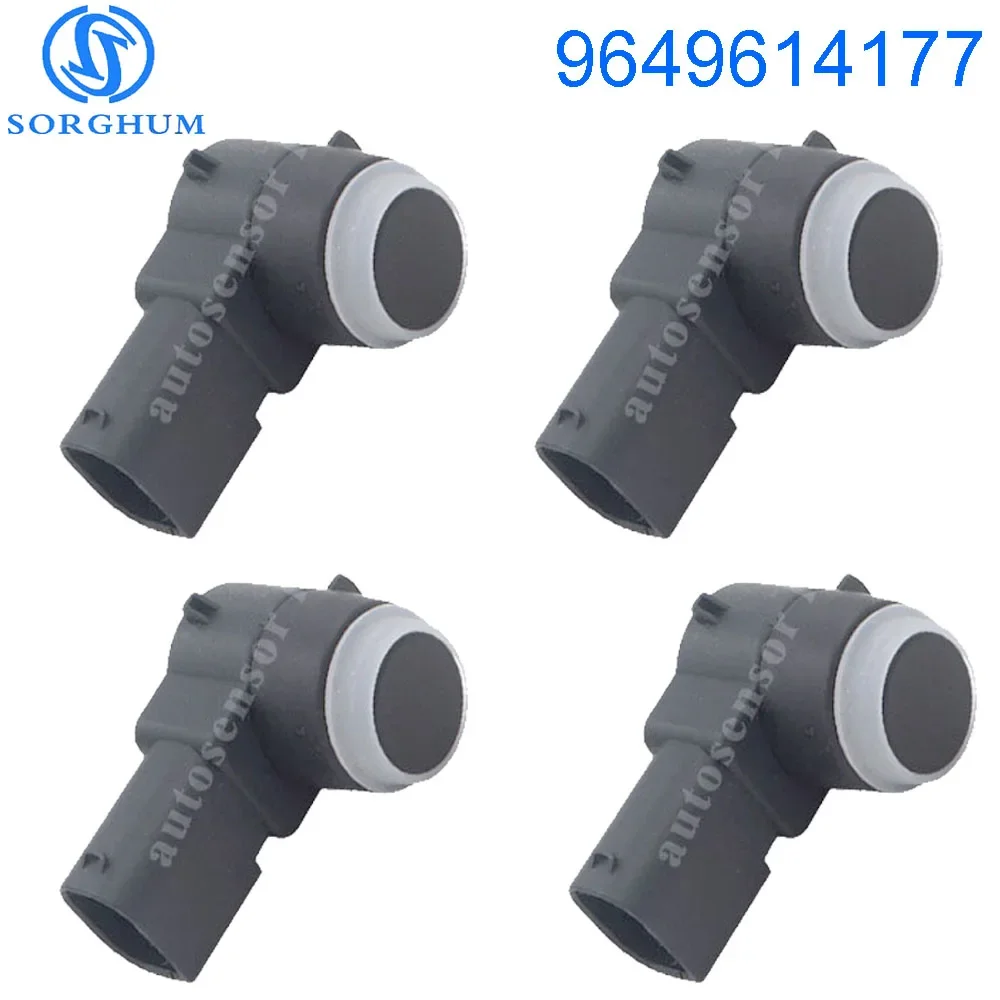 4pcs New PDC Parking Sensor 9649614177 For Citroen Peugeot C4 C5 C6 308 407