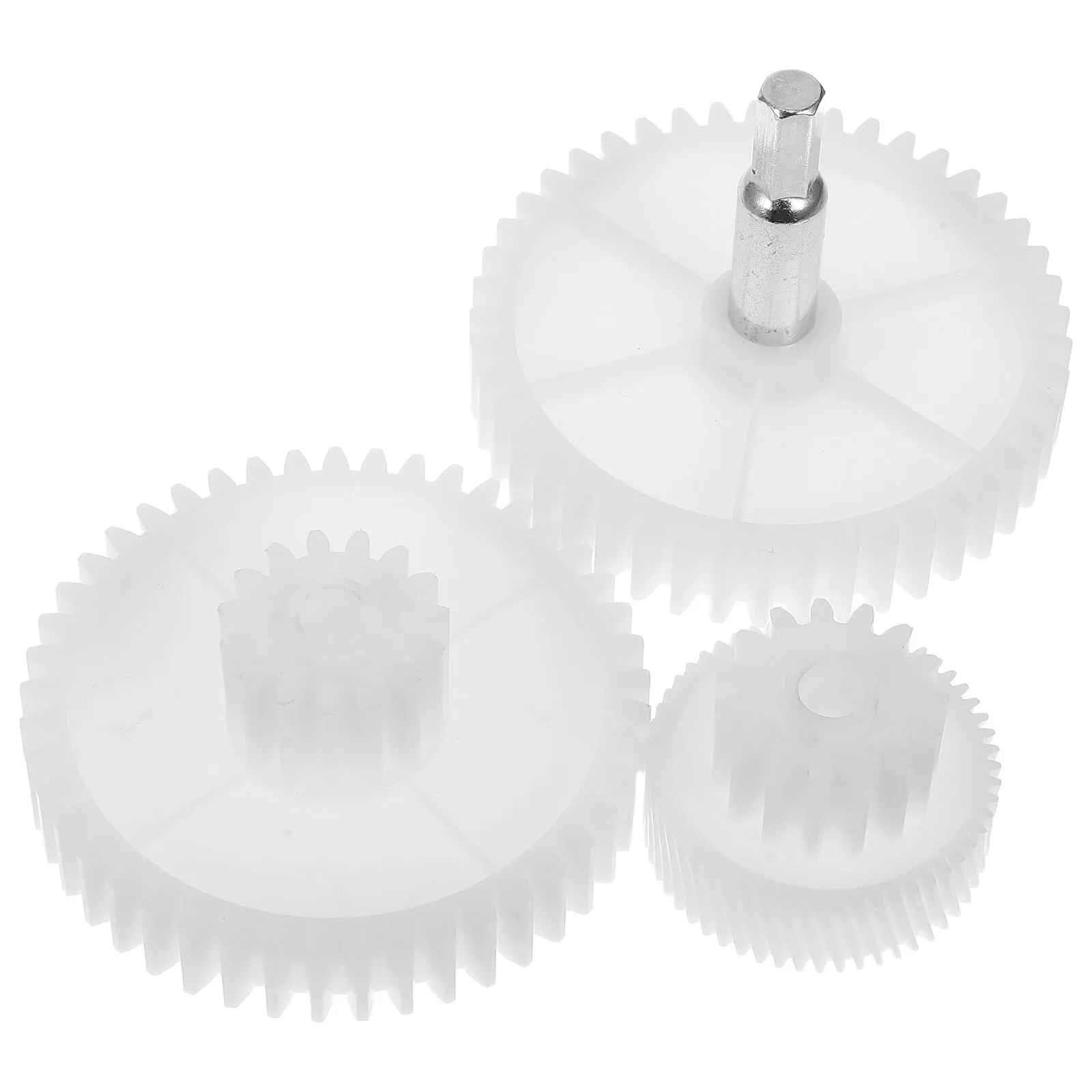 

3pcs Meat Grinder Gear Replacement For Electric Mincer Machine Home Use Precision Meshing Wear Resistant Easy Disassembly