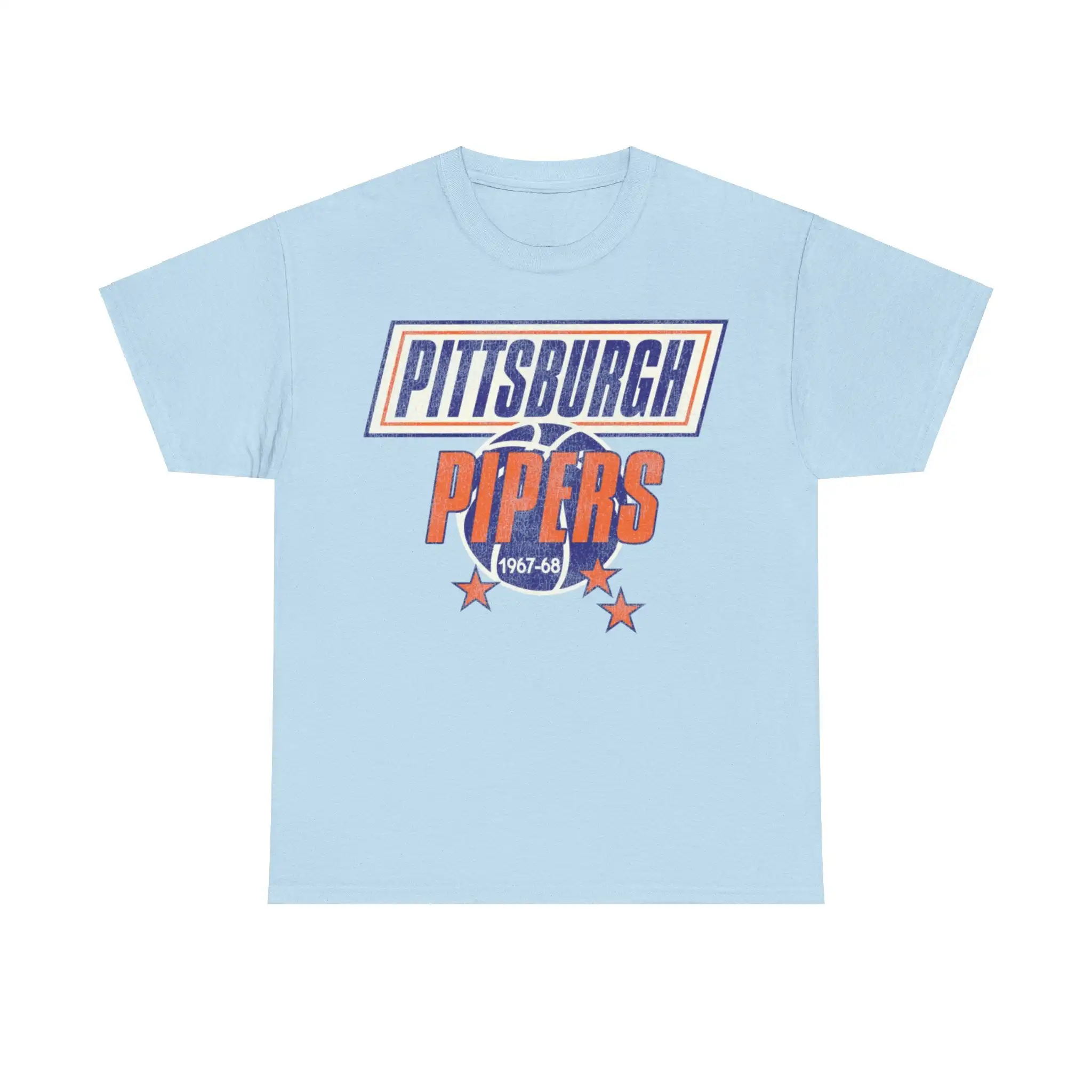 Pittsburgh Pipers Basketball Nostalgic Retro T-shirt