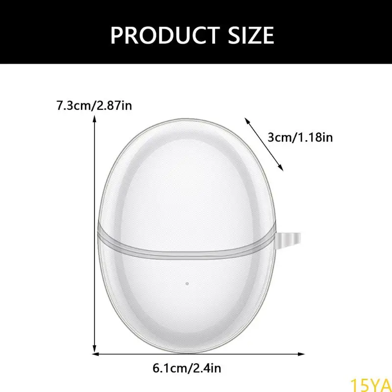 15YA Flexible Skin Soft TPU Protector Case Housing For Wireless Headphone Shockproof Cover Scratch Resistant Sleeve Daily Use