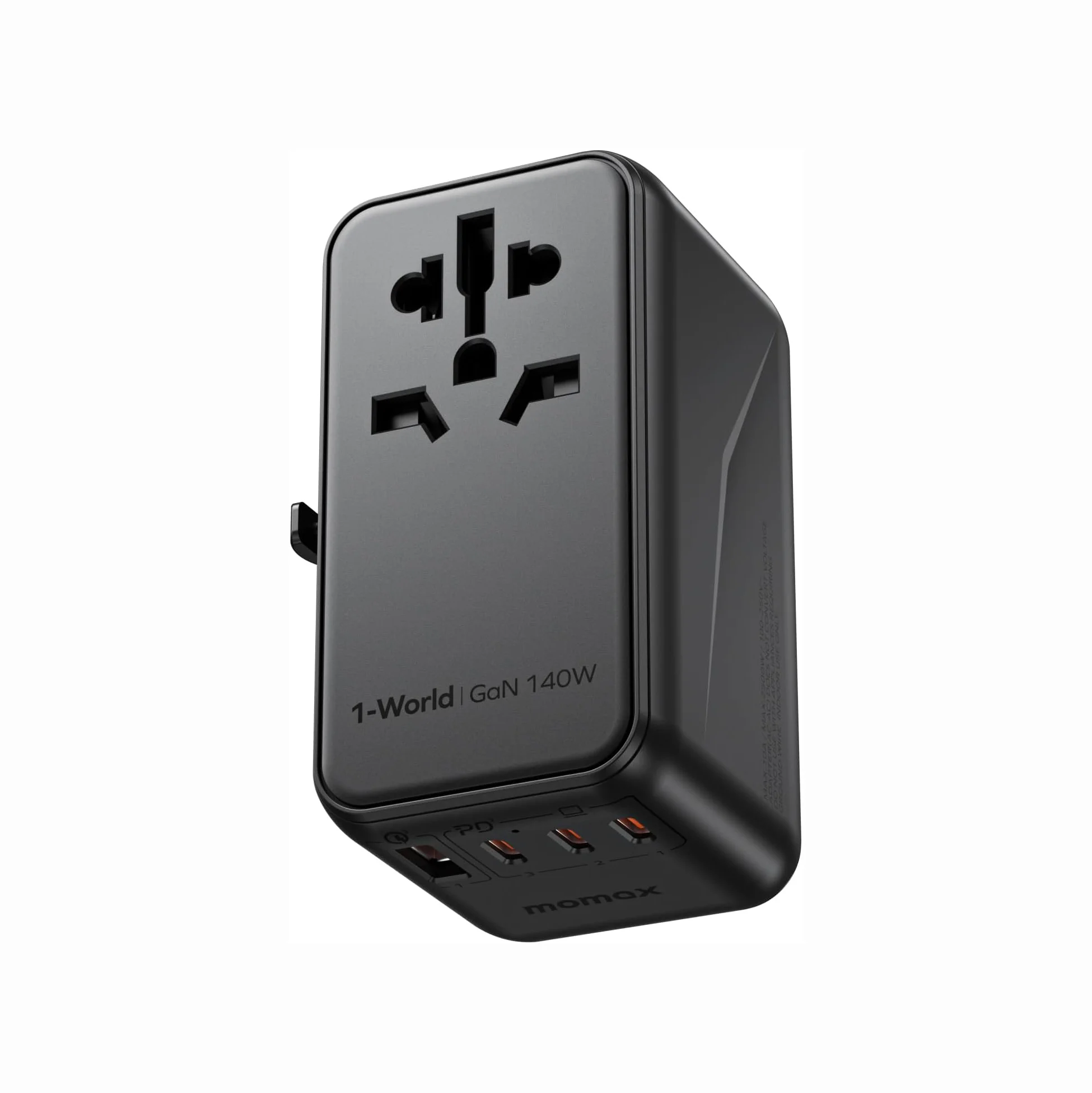 Универсальный дорожный адаптер MOMAX 140 Вт, технология GaN, по всему миру ЕС/Великобритании/Австралии/США/Япония, быстрая зарядка для iPhone Универсальный дорожный адаптер MOMAX 140 Вт, технология GaN, по всему миру ЕС/Великобритании/Австралии/США/Япония, быстрая зарядка для iPhone