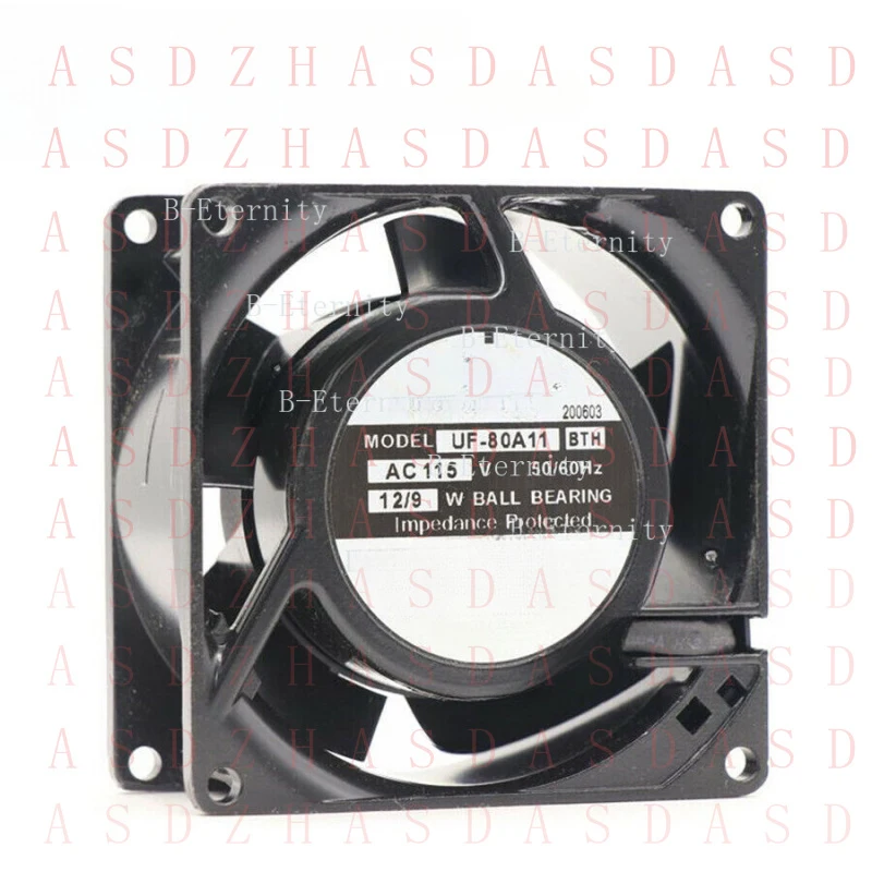 Z  FOR  FULLTECH UF-80A11 BTH Axial fan AC 115V 12/9W 80*80*38mm 2-Pin Ball cooling fan