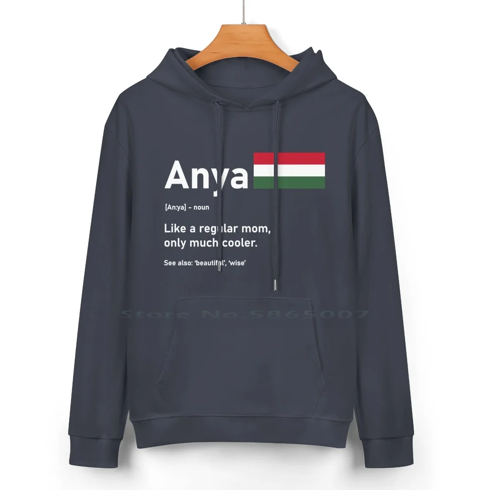 Definition Of Hungarian Mom | Best Anya Ever Gifts | Mothers Day Gift | Funny Hungary Gift Pure Cotton Hoodie Sweater 24 Colors