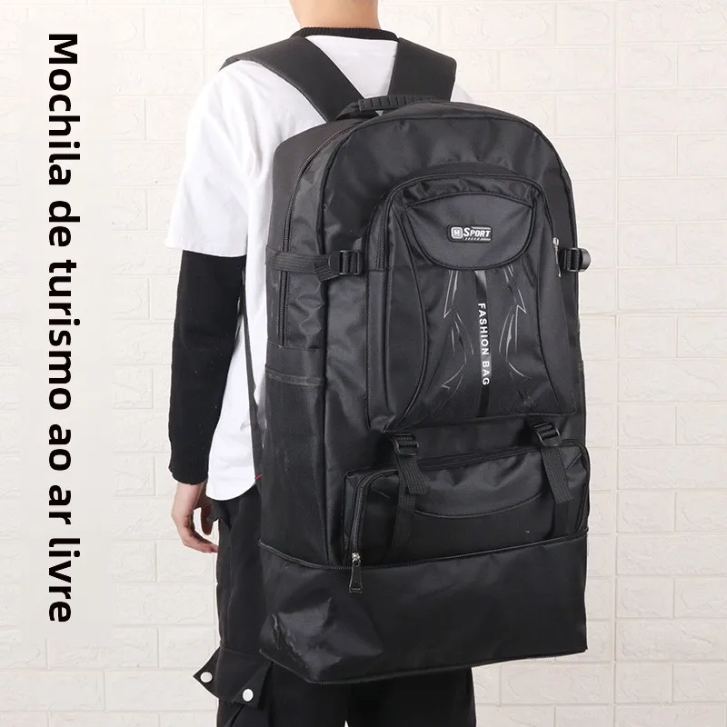屋外大容量-30l-スポーツクライミングバッグメンズ拡張可能なダブルショルダーバックパックメンズリュックサックワーカー荷物バッグ
