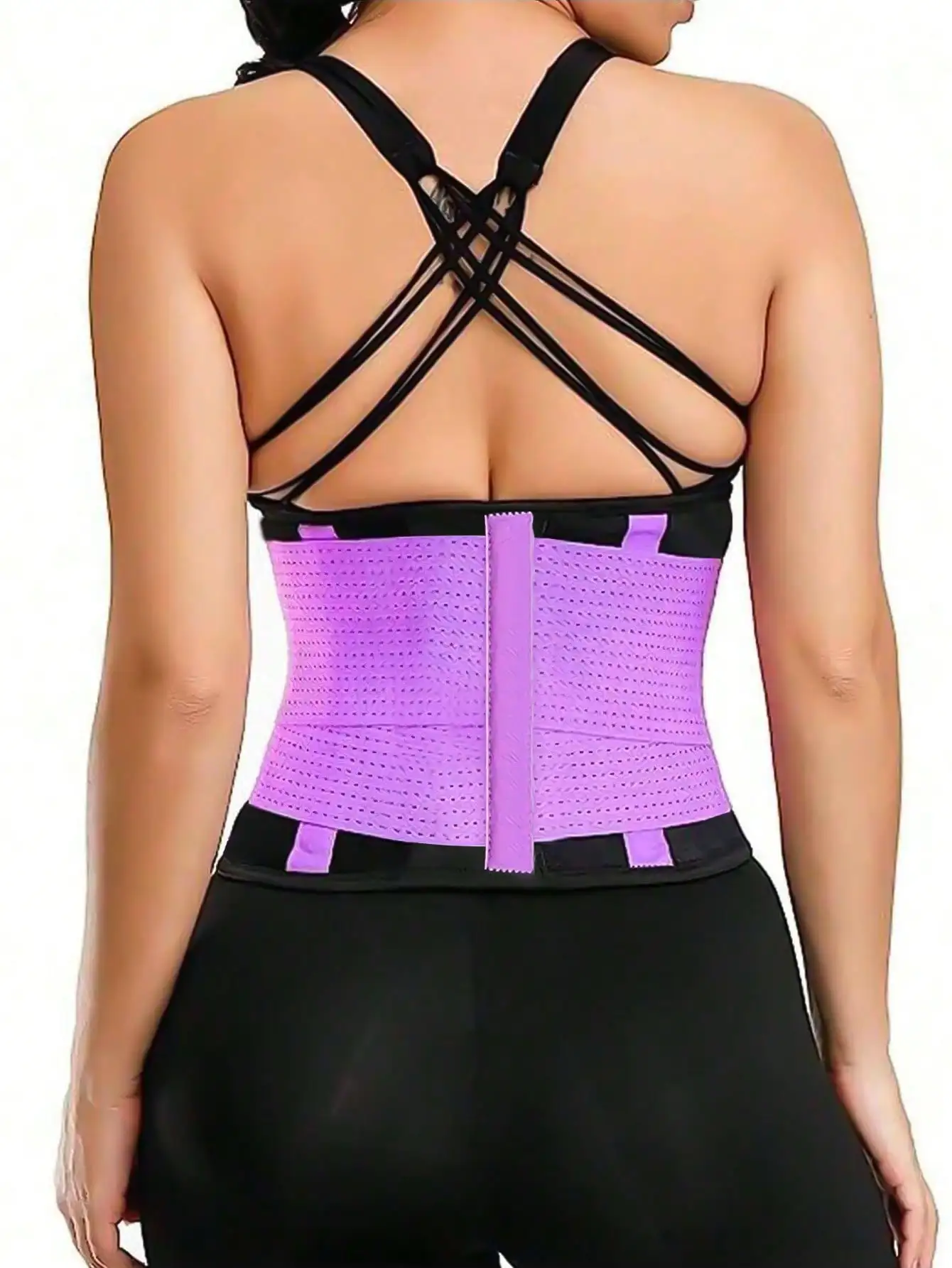 مدرب خصر رياضي بتصميم جديد، ملابس داخلية للبطن بعد الولادة وألياف لدنة للنساء - مثالية للرياضة واللياقة البدنية