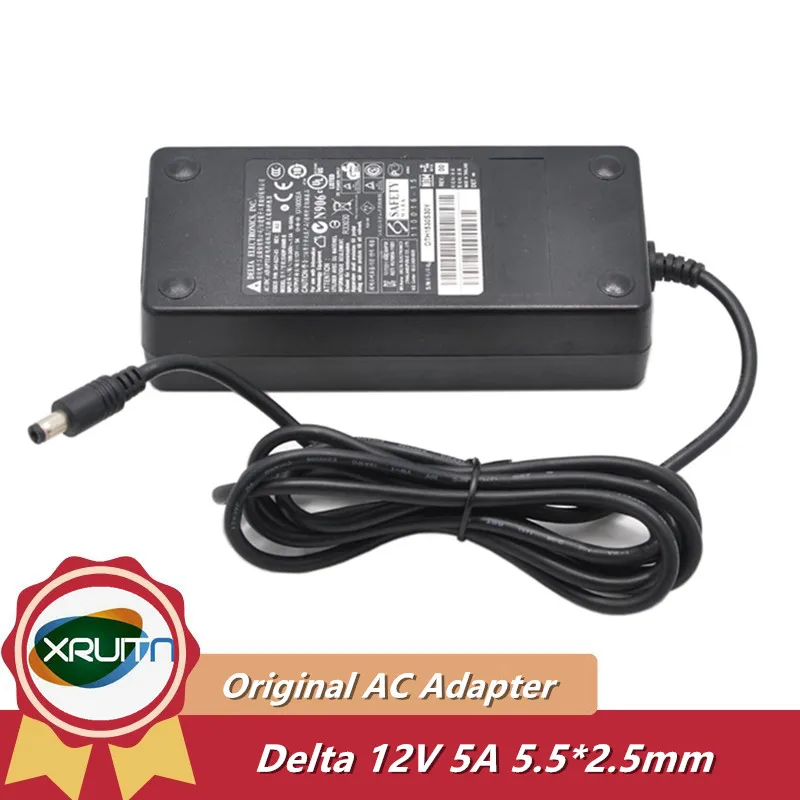 

Genuine DELTA EADP-60MB B 12V 5A 60W AC Adapter Charger For CISCO DX70 DX80 341-0231-03 Power Supply OEM 5.5*2.5mm Original