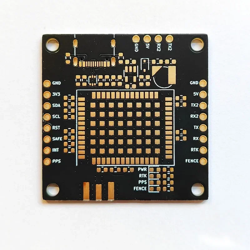 Scheda di sviluppo della scheda GPS di posizionamento differenziale UAVs RTK di precisione Ublox ZED-F9P personalizzata