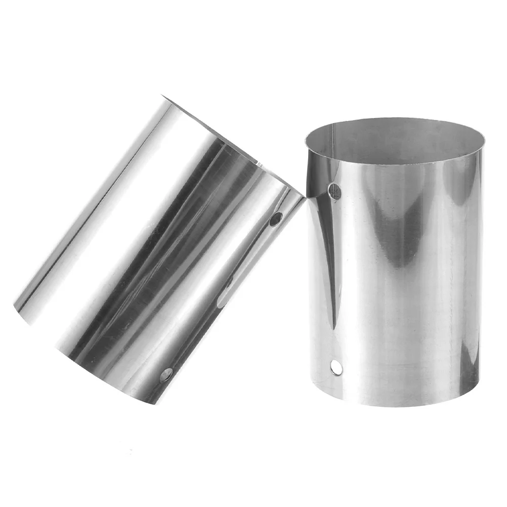 

2Pcs Wall Bracket Handrail Connector Stainless Steel Round Tube Fitting for Stair Deck Railing Extension Structural Mounting