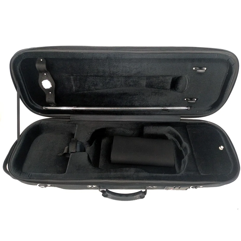 Gift High-end Rectangle Violin Case 4/4 Hygrometer Violino Case