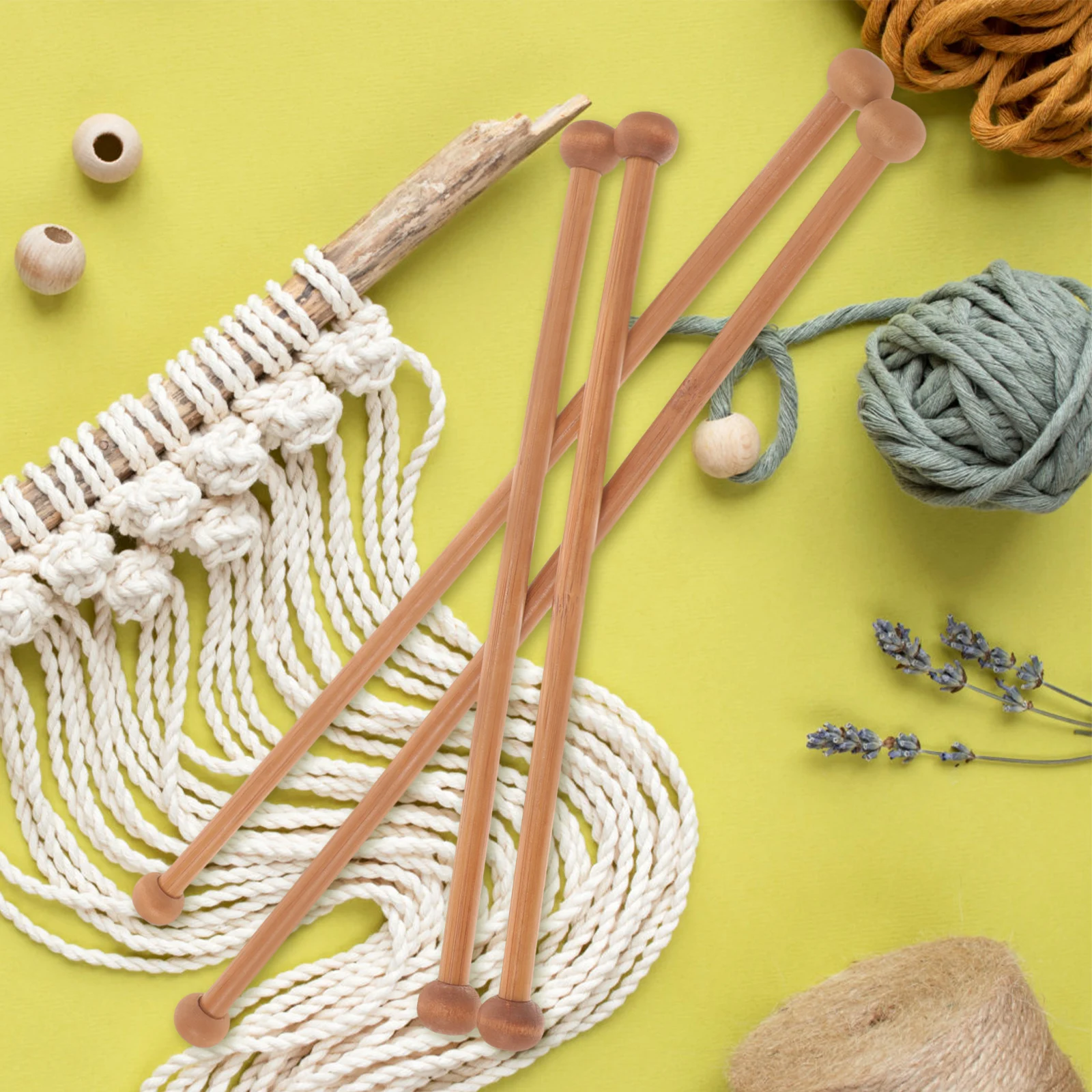 4 قطعة حامل نسيج خشبي عصا معلقة لنسج الفن جدار عرض قضيب الخشب الطبيعي ل نسيج شماعات لحاف الديكور جبل #5