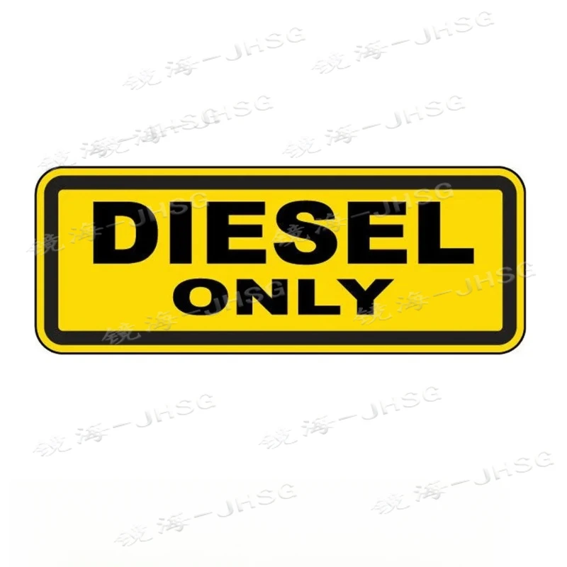 

Diesel Only Petrol Fuel Stickers PVC KK