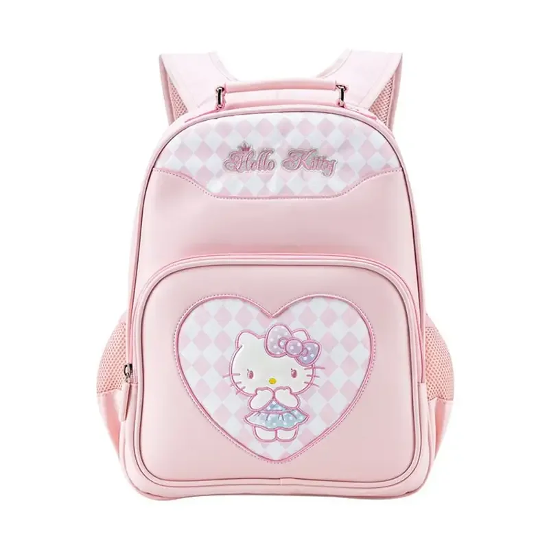 

Sanrioed Anime Hello Kitty Cute Children Backpack Schoolbags Student Cartoon Organizer Shoulder Bag Birthdays Gift for Friend