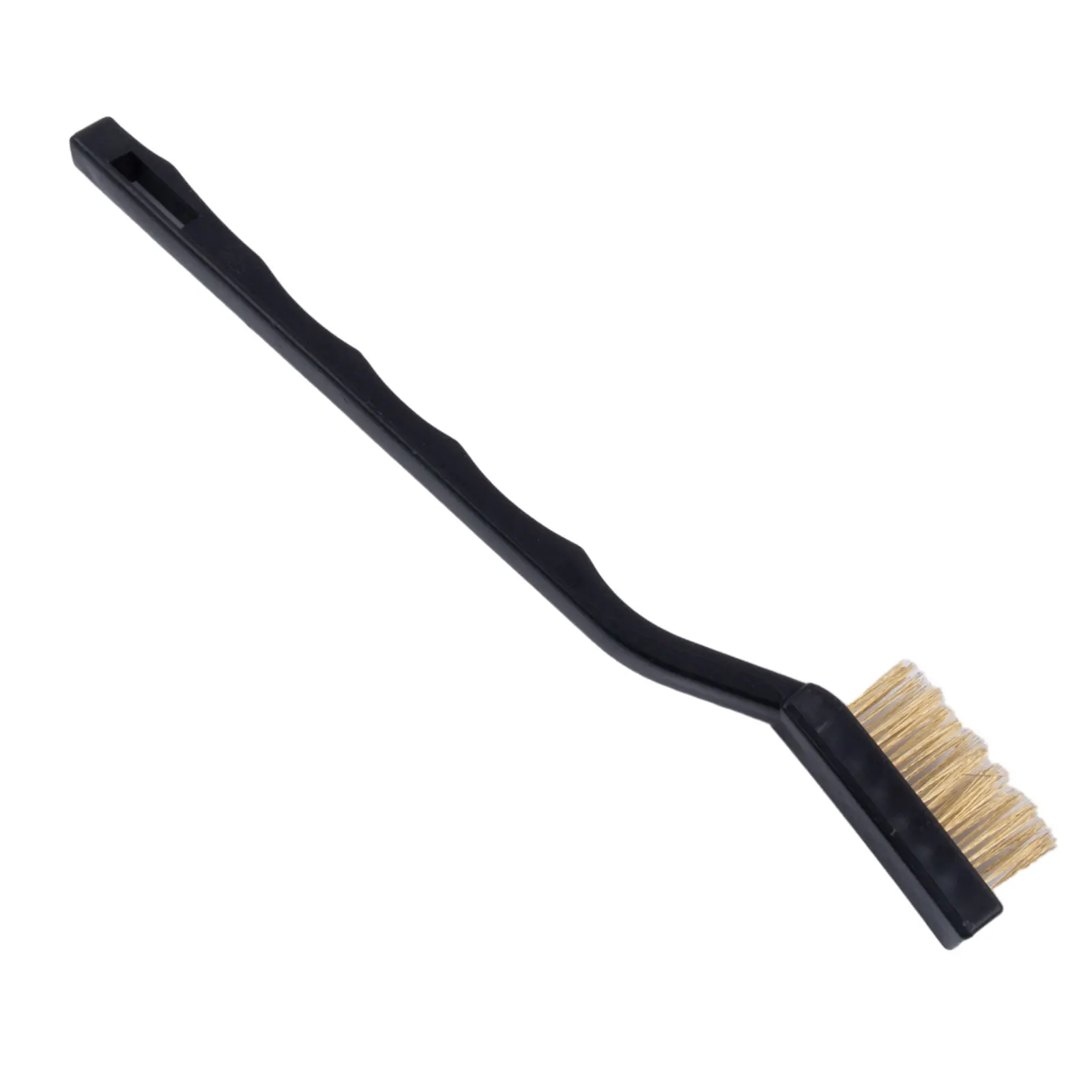 5pcs Brass Wire Brushes Black Brass Wire Brushes Plastic Handle Rust-Remover Tool Maintenance And Rust Removal