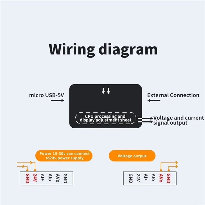 SG-002 Generador de señal de corriente y voltaje analógico 0-24Ma Transmisor de corriente Instrumentos de medición electrónicos