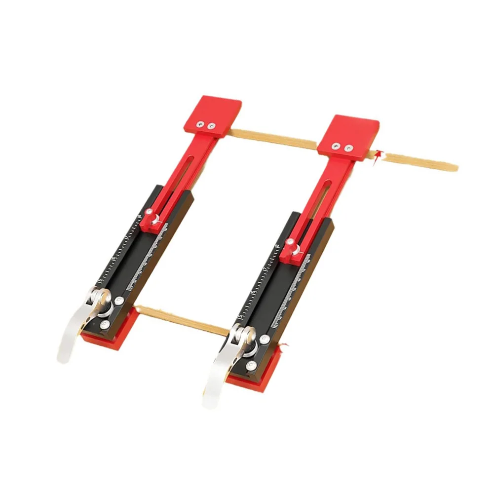 Adjustable Wall Panel Spacing Tool with Clear Dual-Scale Engravings for Accurate Distance Control in Commercial Projects