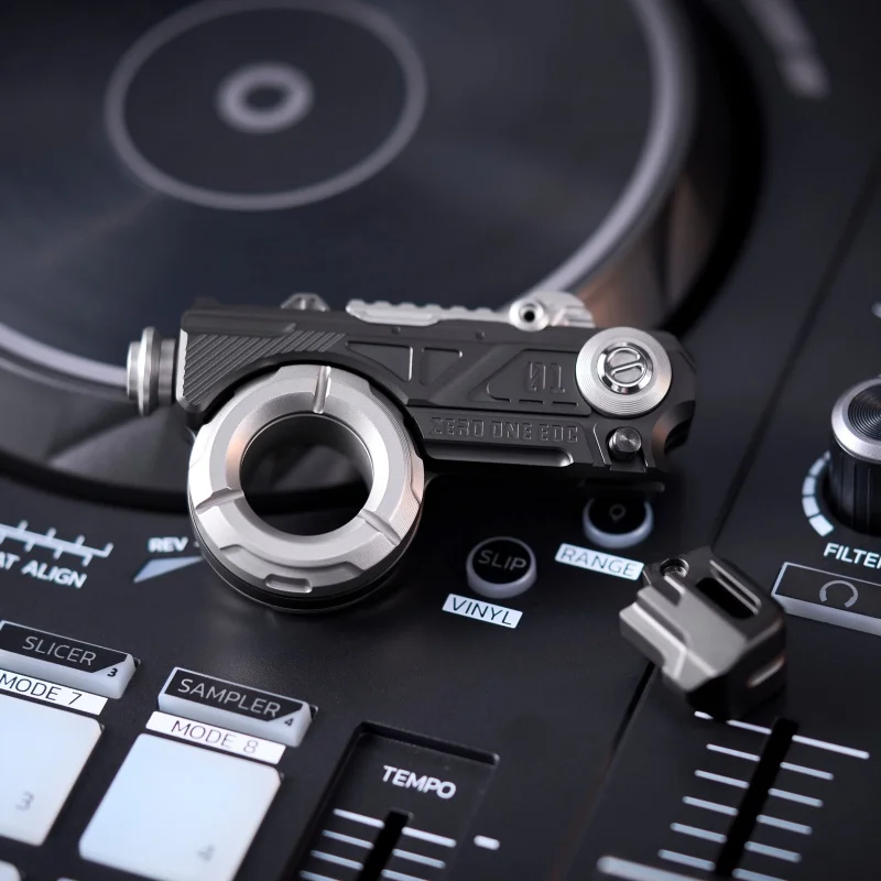 01EDC anillo de caballero espacial prensa giratoria mecánica compuesta de Metal Fidget Spinner descompresión juguete de escritorio regalo