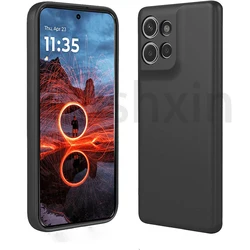 Case for Moto ThinkPhone 25 2024 Black Matte Soft TPU Shockproof Cover for Motorola Moto ThinkPhone25 6.36inch