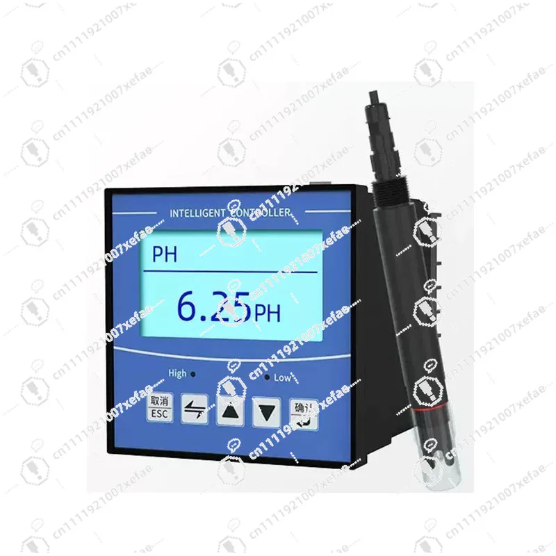Water pH Sensor Industrial Electrode Probe Controller Online Analysis Monitor