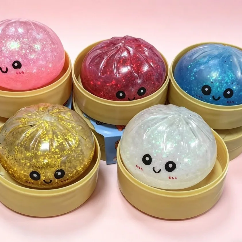 Colorful crystal pack anti anxiety toy simulation squeezable toy low rebound anxiety relief toy image 2
