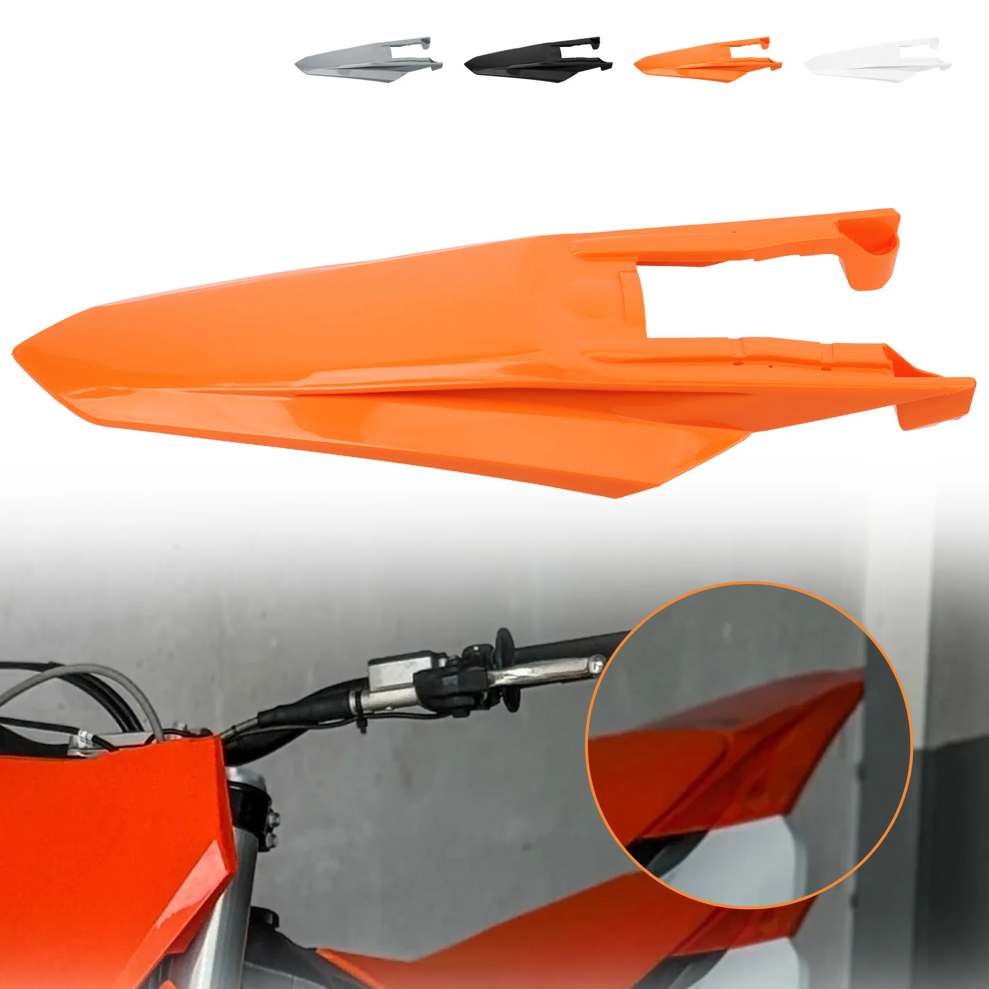 For Hengjian Z300 2024 Kewesi K23 KTM Rear Fender Mudguard No-Drill Accesorios Moto Accessori Moto view 3
