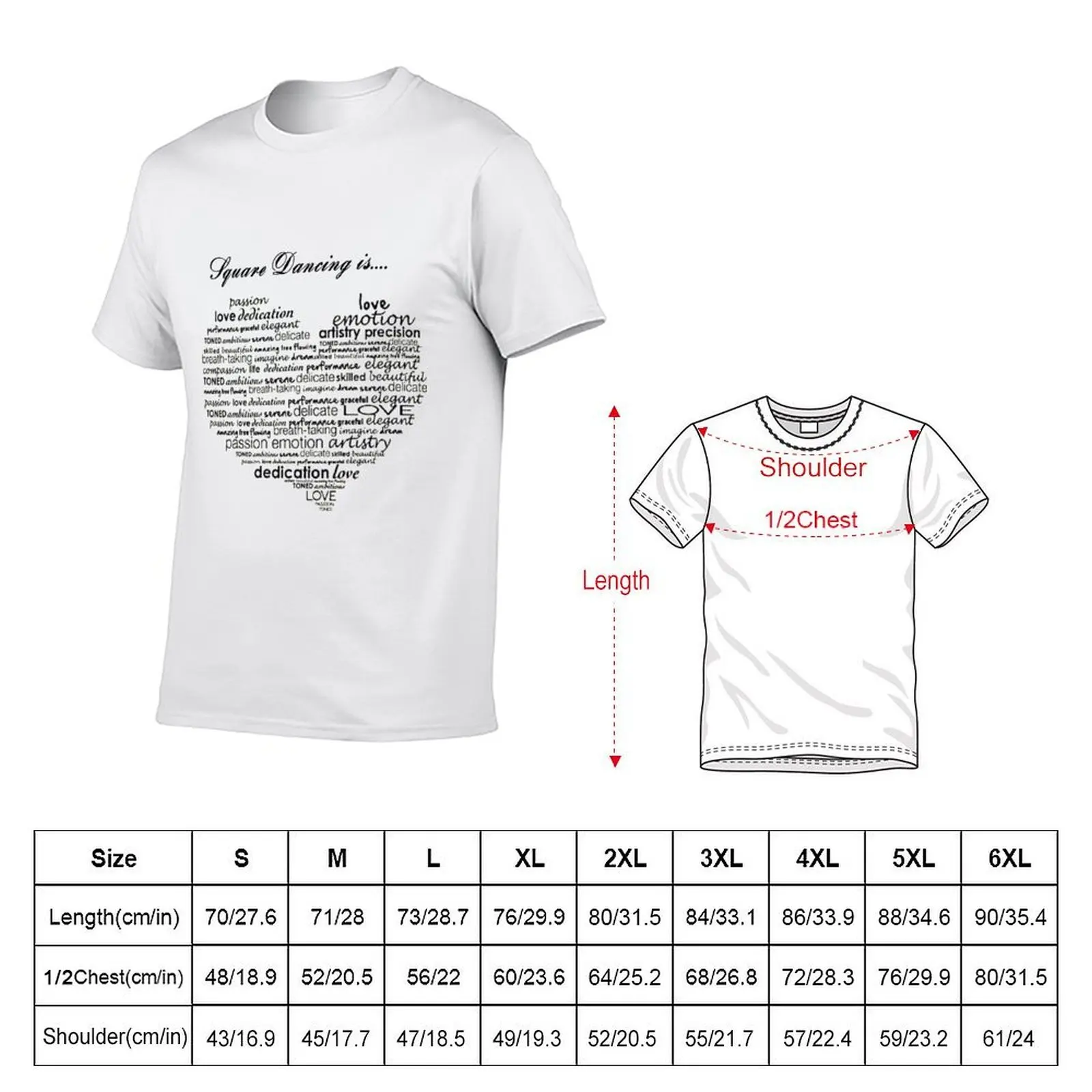 SQD Is Heart BLK T-Shirt mens graphic t shirts t shirts for man cotton soft T-Shirt