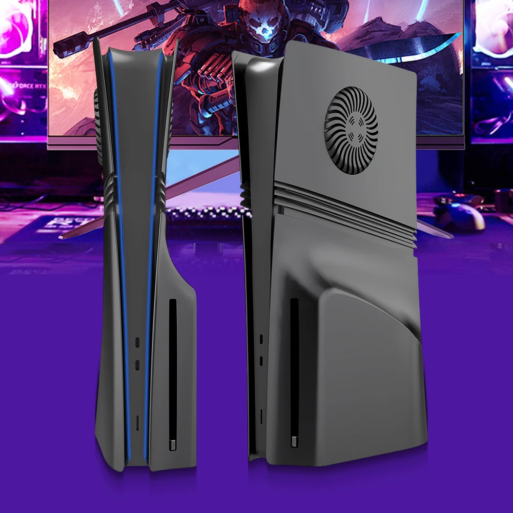 

Face Plate Console Cover ABS Hard Case Side Plate Shell Protective Shell Case for PS5 Pro Playstation 5 Pro Disc/Digital Console