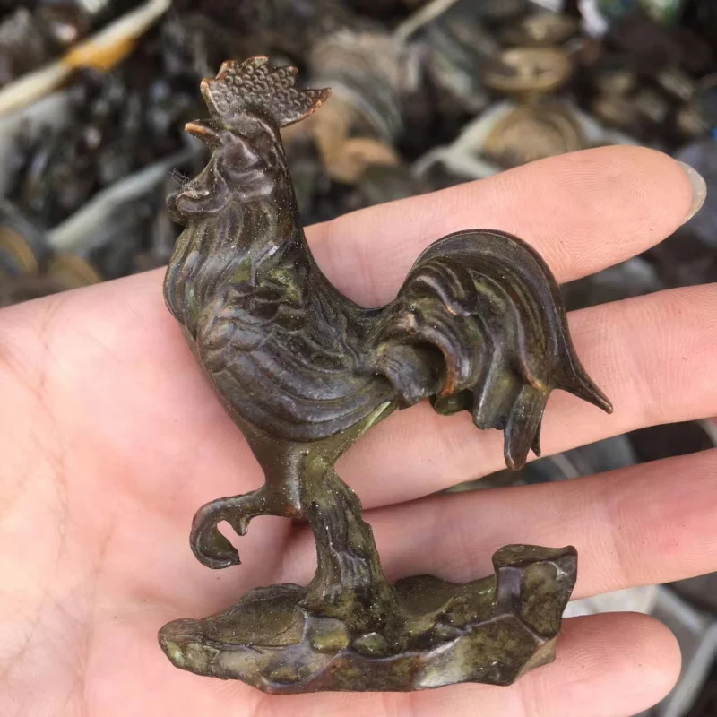 

Antique Brass Tiger, Chicken, Ox, Pig Small Ornaments Craft Gifts Wholesale Live Streaming Supply