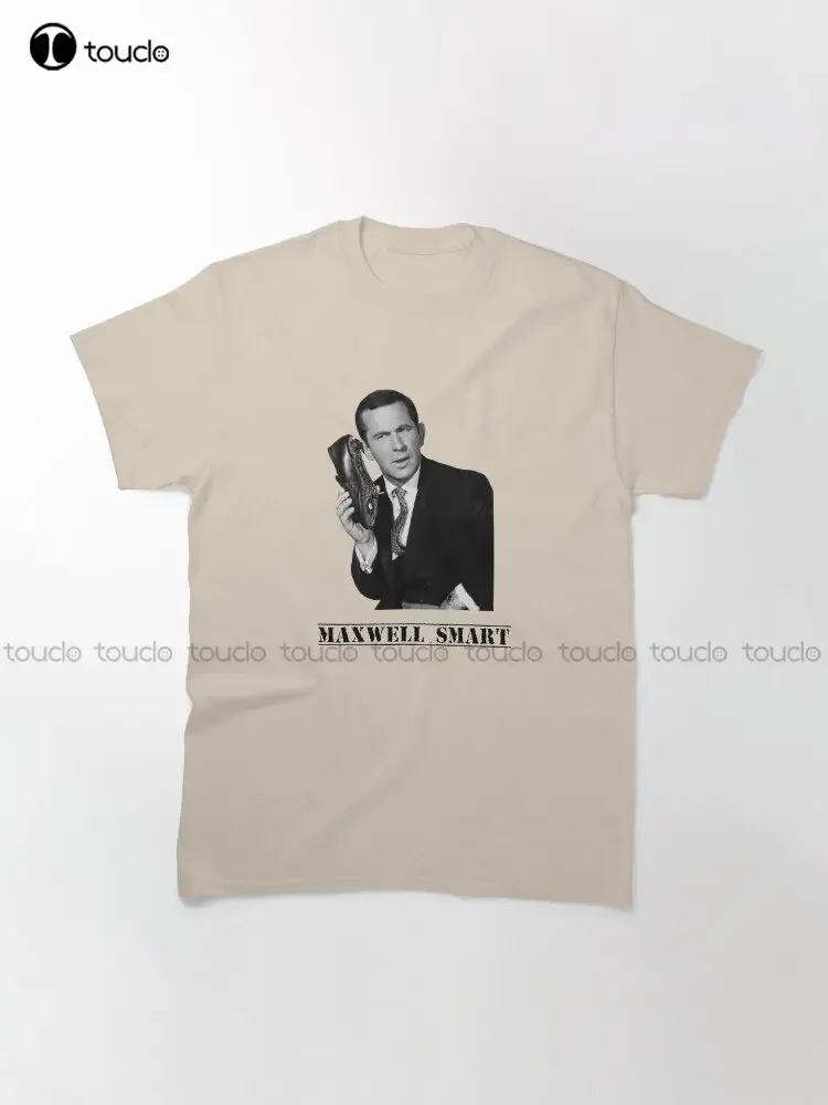 Maxwell Smart Trending T-Shirt Custom Aldult Teen Unisex Digital Printing Tee Shirts Funny Art Streetwear Cartoon Tee Xs-5Xl