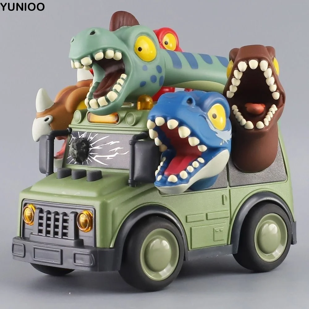

Dinosaur Theme Toy Car Model Ocean Theme Sound Effects Inertia School Bus Animal Theme Light Effects Educational Toys Kids Gifts