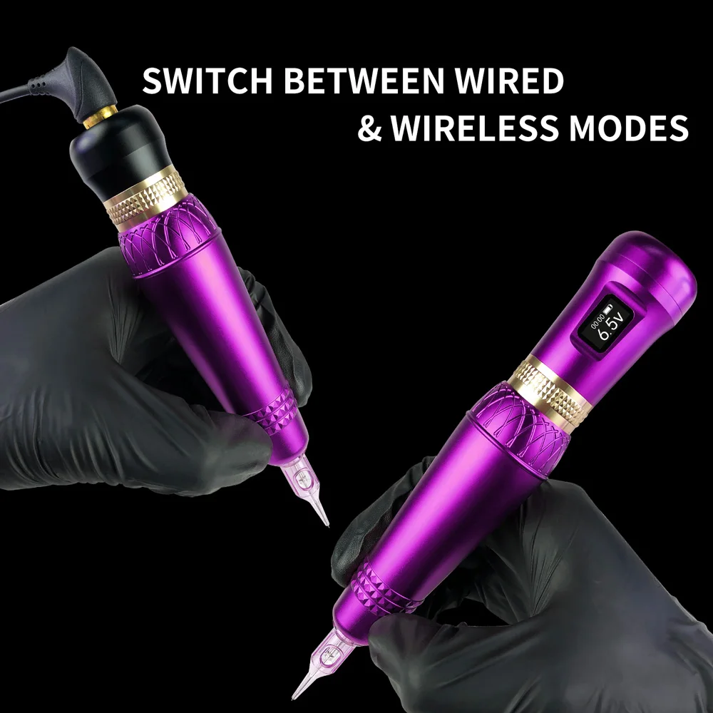 MICEYA Wireless Tattoo Machine Rotaty Battery Pen with Portable Power Pack Nymph For PMU & Tattoo Digital Display For Body Art