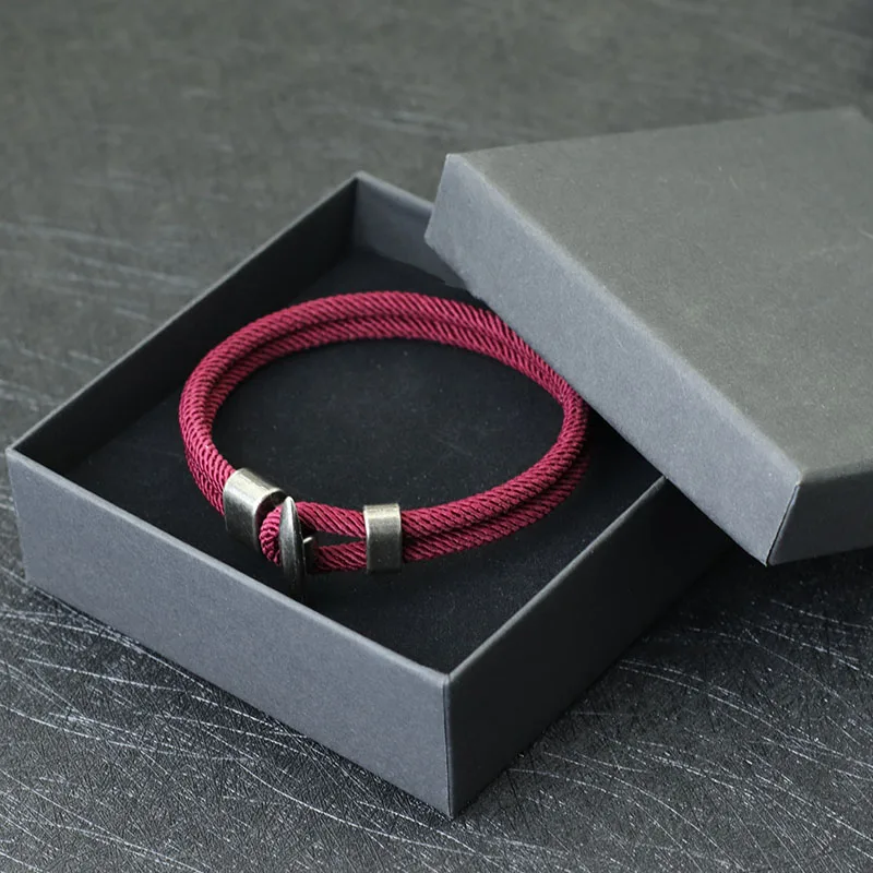 Noter Elegant Rope Bracelet For Women Men Minimalist Double Layer Red String Braclet Lovers Casual Jewelry Friendship Brazalete