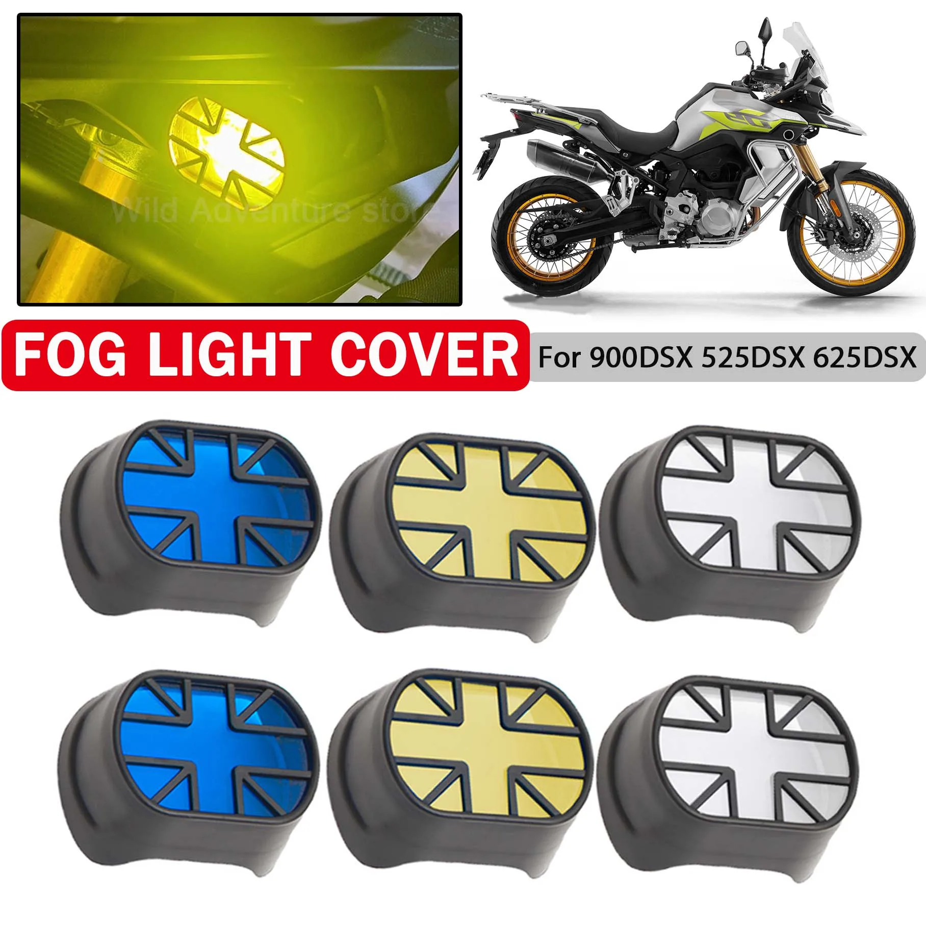 

For VOGE DSX625 DSX900 DSX525 DSX 900 625 525 DS 900X 625X Motorcycle Fog light Protection Guard Foglight Lamp Protector Cover