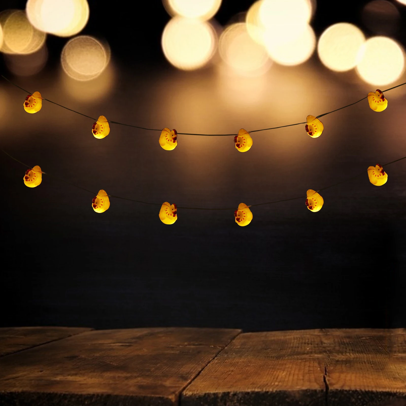 

1Set Thanksgiving String Lights LED Turkey Design for Porch Tree Car Living Room Decoration Fall Festive Ambient Light Decor