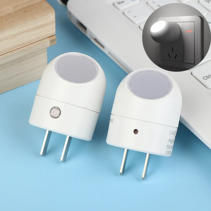 

1Pc Bedside Lamp Light-controlled Night Light LED Night Light Bedroom Lamp Gift For Children Cute Night Lamp For Corridor WC