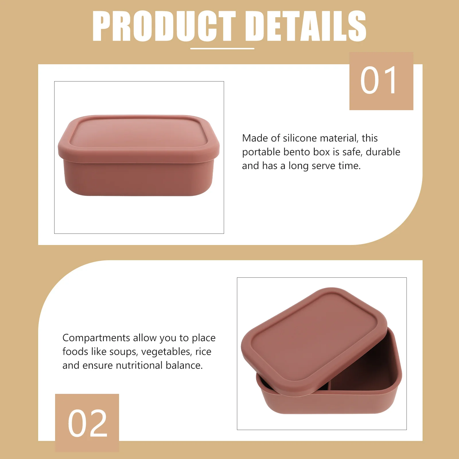 

Silicone Food Containers Kids Lunch Boxes Portable Case Seal Silica Gel Office Meal Container Thermal Insulated