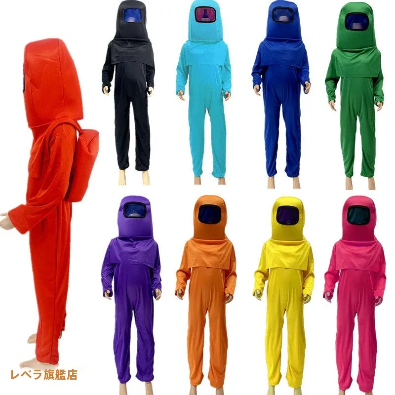 

Children's Halloween Space Suit Performance Costume Wolf Man Space Game Outfit Astronaut Suit Stage Performance