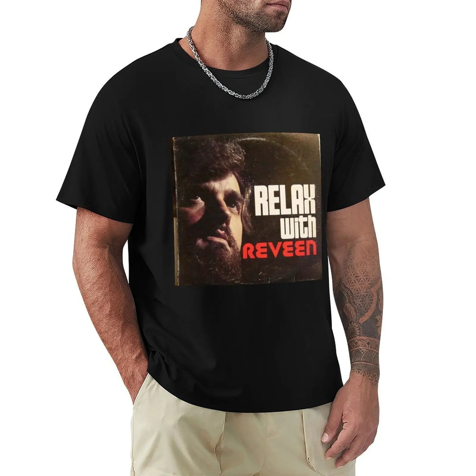 

Relax With Reveen T-Shirt anime stuff graphics oversized t shirts for men