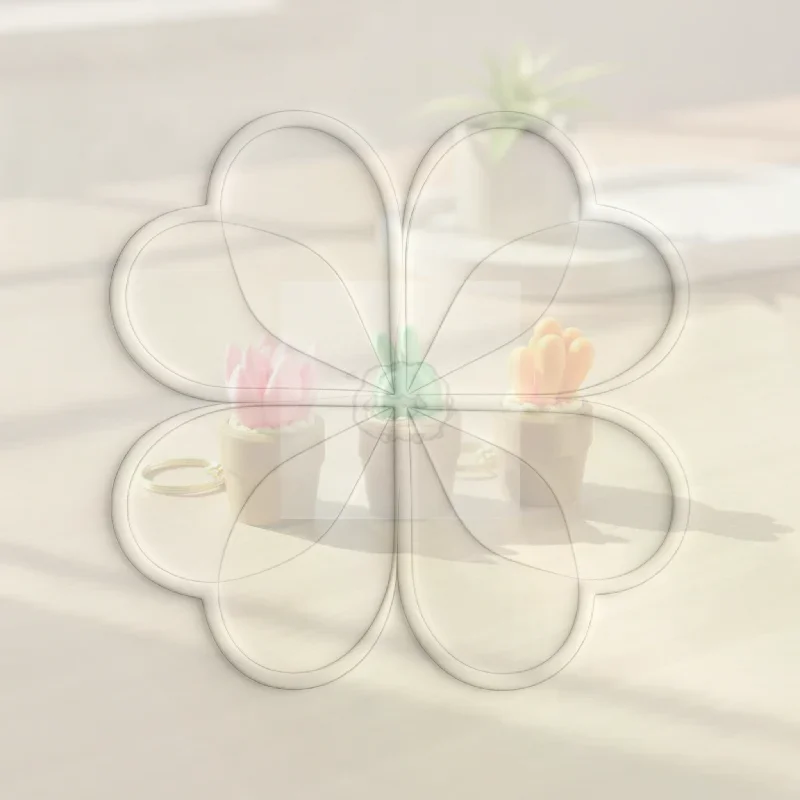 3D Printed Portable Pot Clicker Keychain Cute Mini Fidget Stress Toy Perfect for Birthday Party Small Favors