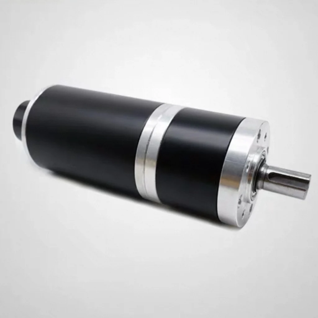 24V 100W Robot Chassis Balancing Car Planetary Gear DC Motor for AMR/AGV Drive Wheel 60GP 500ppr AB Photoelectric Encoder