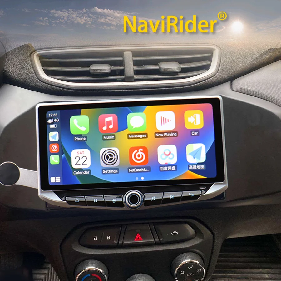 Rádio de carro Android para GM Chevrolet Onix Prisma Joy 2012-2019, 10.88 Polegada, tela Qled, GPS Navi, estéreo multimídia, Autoradio