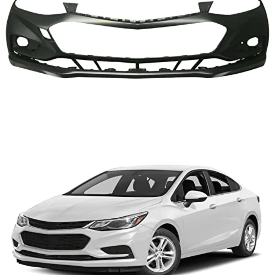 

Primered Front Bumper/Rear Cover Replacement for 2016 2017 2018 Cruze w/o Park Assist Replacement for GM1000924 84051784 841900