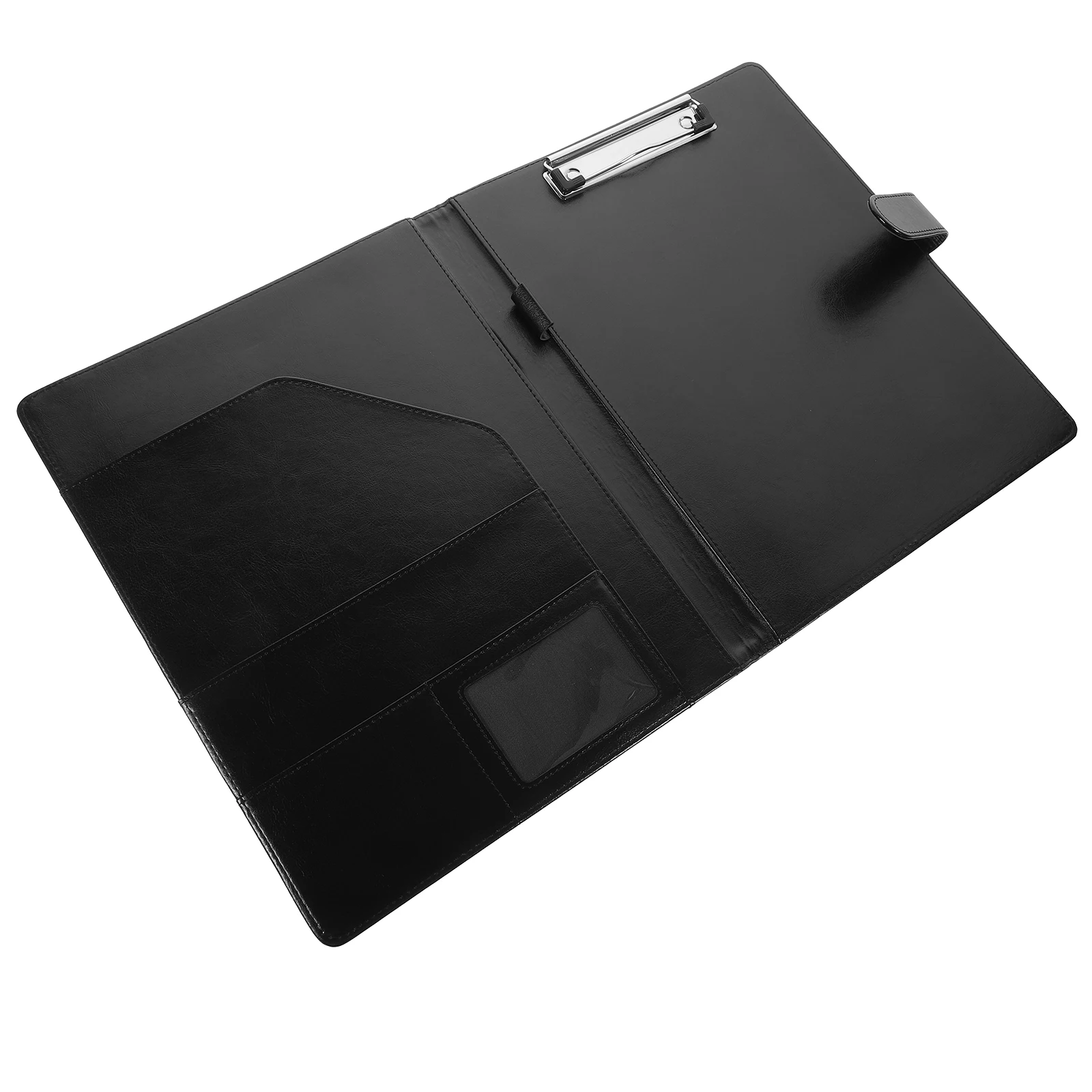 

Documents Folder A4 Size Transparent Interlayer Business Card Slot Credit Card Holder Pen Storage Contract Organizer Portfolio