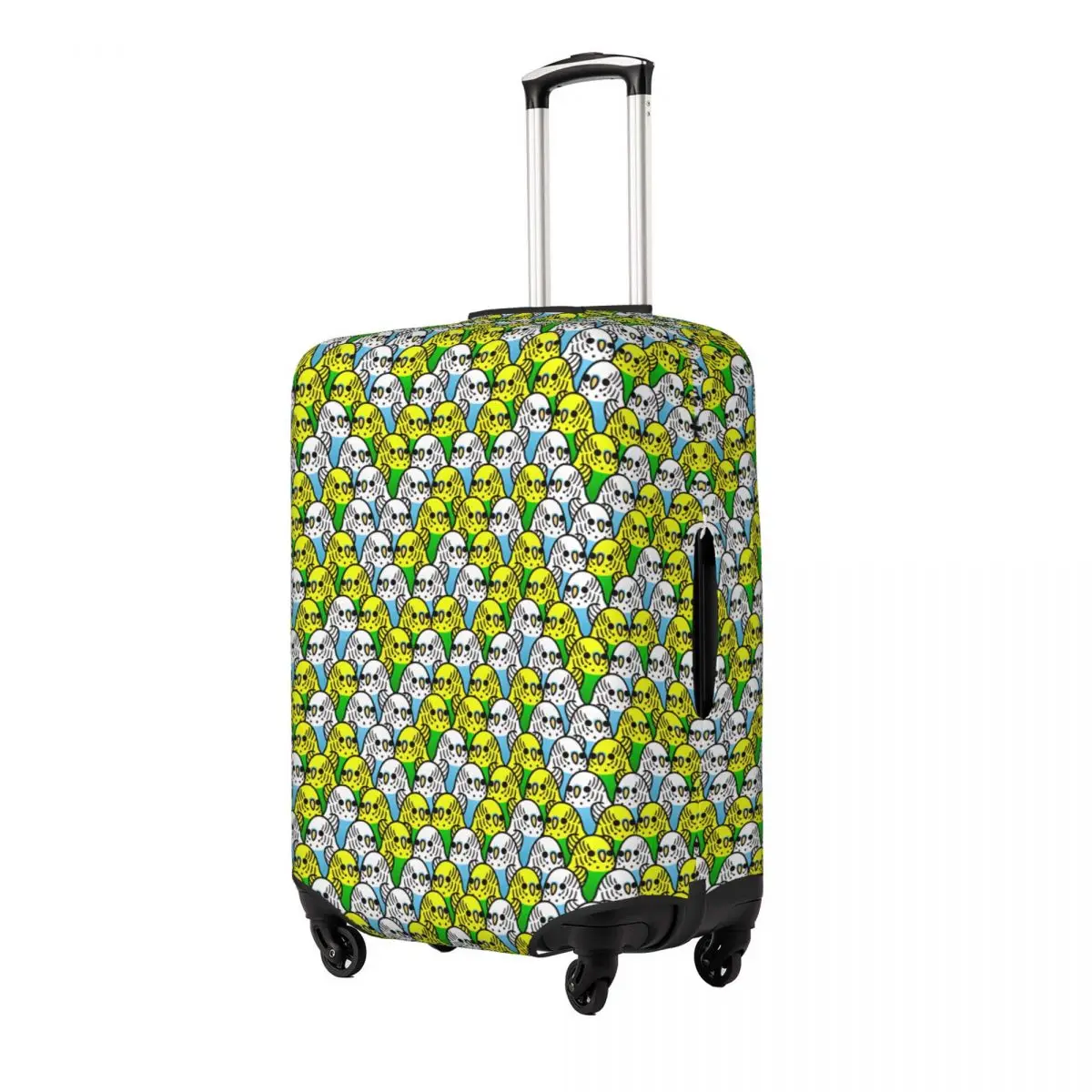 Too Many Birds Budgie Squad 1 Poster Suitcase Cover Cruise Trip Vacation Practical Luggage Accesories Protector